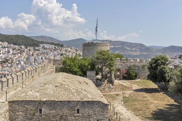 Fortaleza en la ciudad de Kavala, Grecia — Foto de Stock