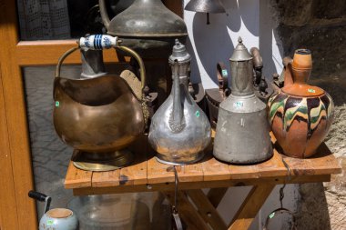 Sozopol eski şehir antika mağazası, Bulgaristan