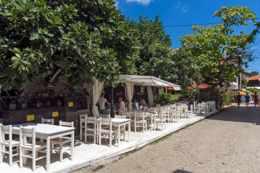 Sozopol eski kasabasında eski evler, Bulgaristan