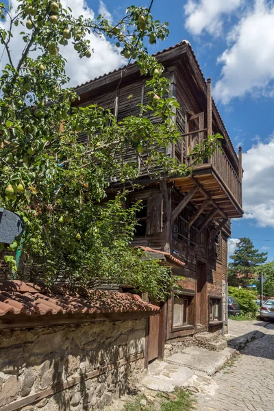 Gamla hus i gamla stan i Sozopol, Bulgarien — Stockfoto