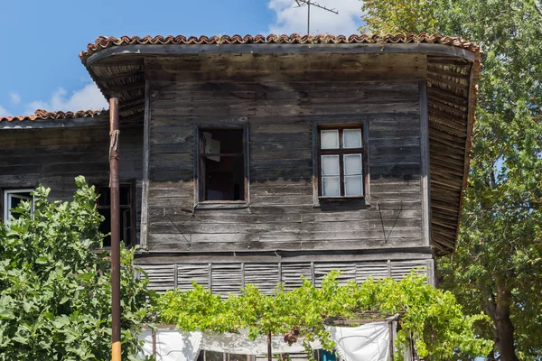 Staré domy ve starém městě Sozopol, Bulharsko — Stock fotografie