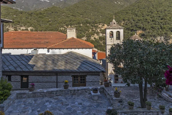 Biara Timiou Prodromou dekat kota Serres, Yunani — Stok Foto