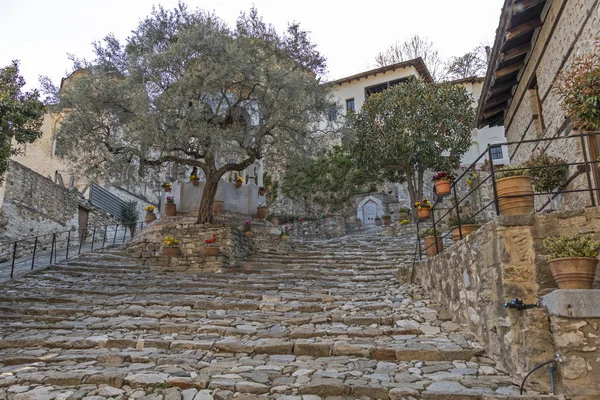 Klasztor Timiou Prodromou w pobliżu miasta Serres, Grecja — Zdjęcie stockowe
