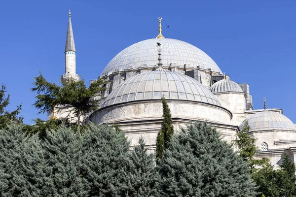 Mesquita Suleymaniye na cidade de Istambul, Turquia — Fotografia de Stock