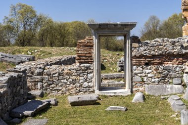 Philippi arkeolojik alanda Bazilikası, Yunanistan