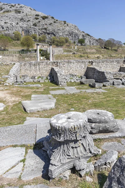 Ruins at archaeological site of Philippi, Greece — Stock Photo, Image