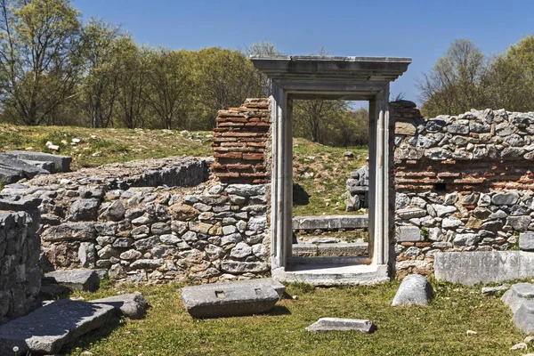 Basilica nell'area archeologica di Philippi, Grecia — Foto Stock