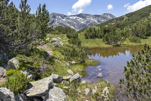 Lanskap dekat The Fish Lakes, Rila gunung, Bulgaria — Stok Foto