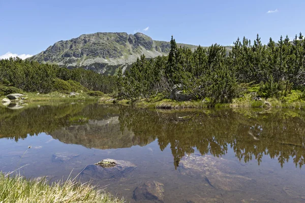 Lanskap dekat The Fish Lakes, Rila gunung, Bulgaria — Stok Foto