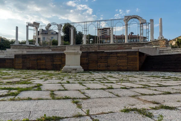 Auditório da antiga cidade romana de Augusta Traiana, Stara Zagor — Fotografia de Stock