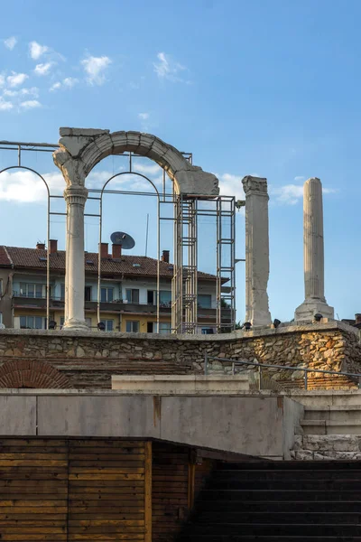 Auditório da antiga cidade romana de Augusta Traiana, Stara Zagor — Fotografia de Stock