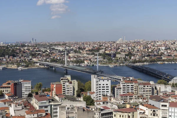 从加拉塔到土耳其伊斯坦布尔的全景 — 图库照片