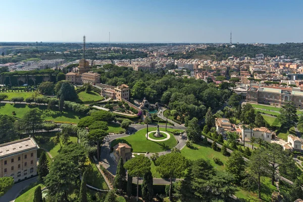 Panorama de la ciudad del Vaticano y Roma, Italia — Foto de Stock