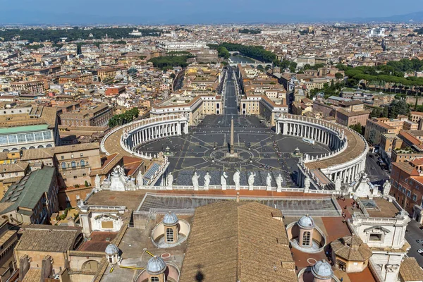 Panorama della Città del Vaticano e di Roma — Foto Stock