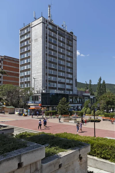 Centro de la ciudad de Asenovgrad, Bulgaria — Foto de Stock