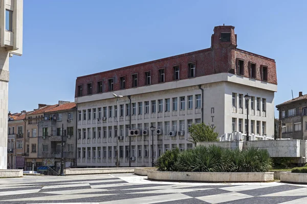 Centrum av staden Asenovgrad, Bulgarien — Stockfoto