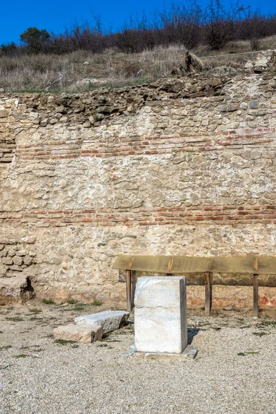 Гераклеа Синтика — руїни поліса стародавньої Македонії, Болгарія — стокове фото