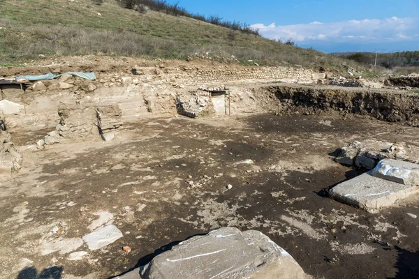 Heraclea Sintica-ruïnes van het oude Macedonië polis, Bulgarije — Stockfoto