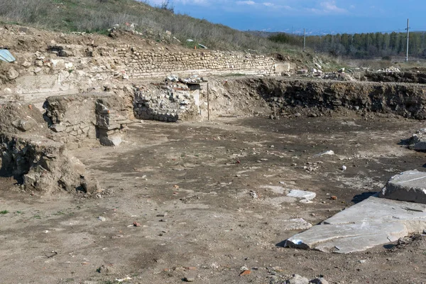 Heraclea Sintica-ruiny starověké makedonské Polis, Bulharsko — Stock fotografie