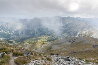 Musala zirve, Rila Dağı, Bulgaristan manzara