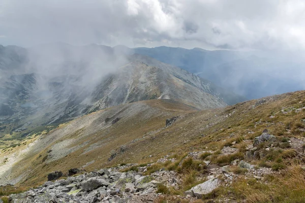 Landscape from Musala peak, Rila mountain, Bulgaria — Stock Photo, Image