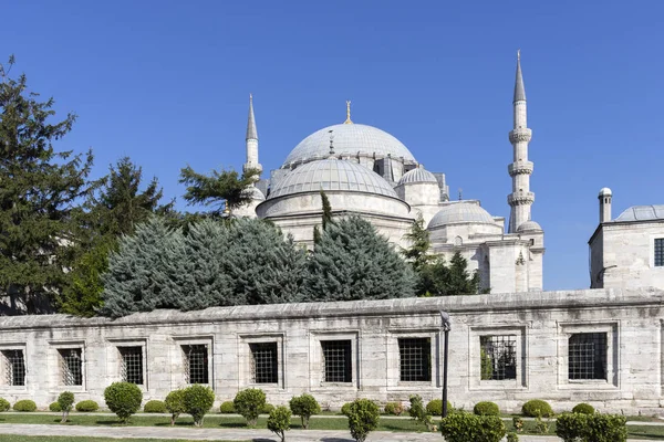 Mesquita Suleymaniye na cidade de Istambul, Turquia — Fotografia de Stock