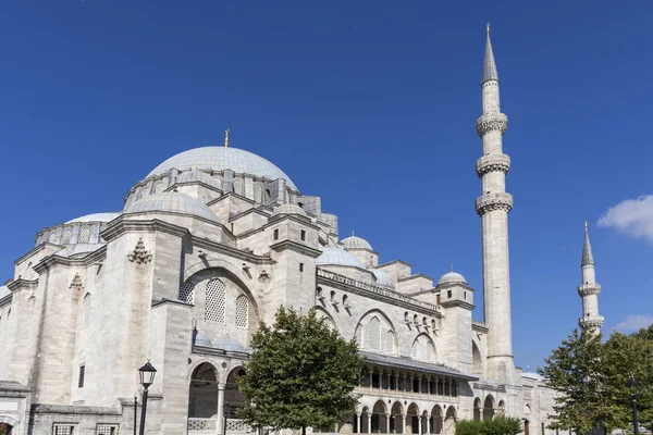 Mesquita Suleymaniye na cidade de Istambul, Turquia — Fotografia de Stock
