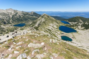 Dzhano zirvesinden manzara, Pirin Dağı, Bulgaristan