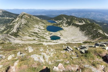 Dzhano zirvesinden manzara, Pirin Dağı, Bulgaristan
