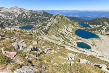 Dzhano zirvesinden manzara, Pirin Dağı, Bulgaristan