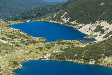 Dzhano zirvesinden manzara, Pirin Dağı, Bulgaristan