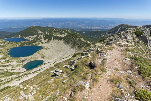 Lanskap dari puncak Dzhano, Pirin Mountain, Bulgaria — Stok Foto