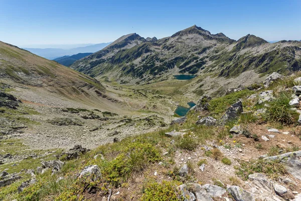 Lanskap dari puncak Dzhano, Pirin Mountain, Bulgaria — Stok Foto