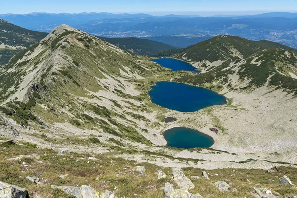 Пейзаж с вершины Джано, Гора Пирин, Болгария — стоковое фото