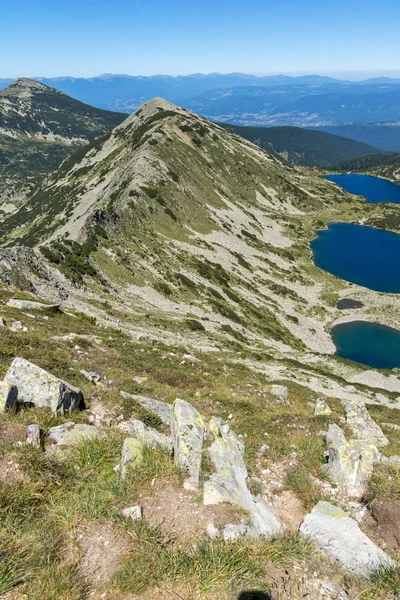 Landscape from Dzhano Peak, Pirin Mountain, Bulgarije — Stockfoto