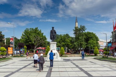 Edirne şehir merkezinde tipik sokak, Türkiye
