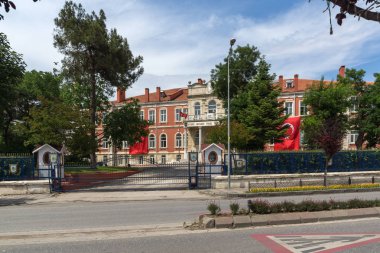 Edirne şehir merkezinde tipik sokak, Türkiye
