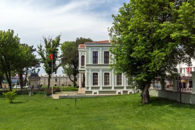 Edirne şehir merkezinde tipik sokak, Türkiye