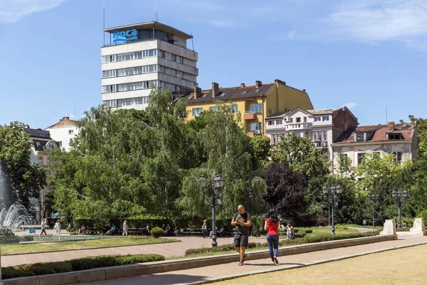 Sofia Bulgarije Mei 2018 Tuin Voor Centraal Mineraalbad Historisch Museum — Stockfoto