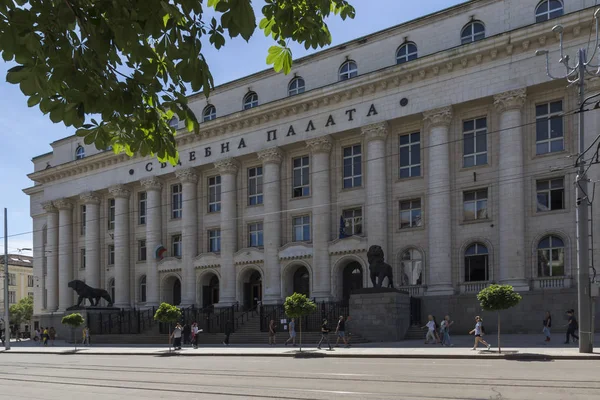 Paleis van Justitie in de stad Sofia, Bulgarije — Stockfoto