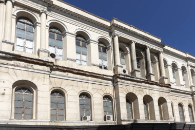 İstanbul şehrinde tipik bina ve sokak, Türkiye