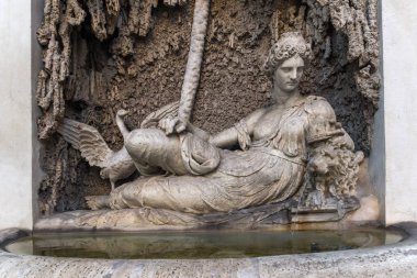 Roma şehrinde Quattro Fontane geçişi, İtalya