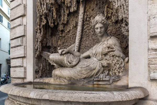 Cruce de Quattro Fontane en la ciudad de Roma, Italia — Foto de Stock