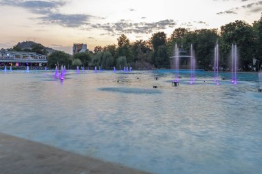 Şarkı çeşmeler şehir Plovdiv, Bulgaristan