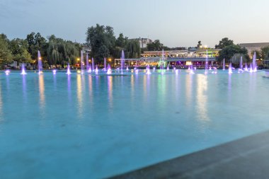Şarkı çeşmeler şehir Plovdiv, Bulgaristan