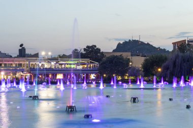 Şarkı çeşmeler şehir Plovdiv, Bulgaristan
