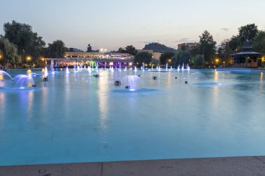 Şarkı çeşmeler şehir Plovdiv, Bulgaristan
