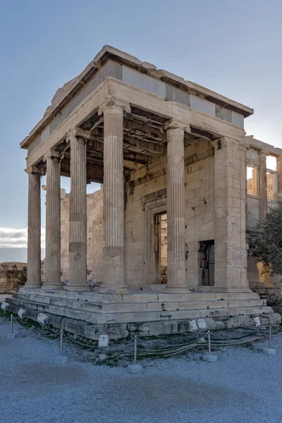 Temple The Erechtheion at Acropolis of Athens, Greece — Stock Photo, Image