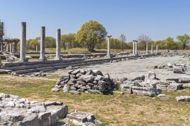 Philippi arkeolojik alanda Antik Kalıntılar, Yunanistan