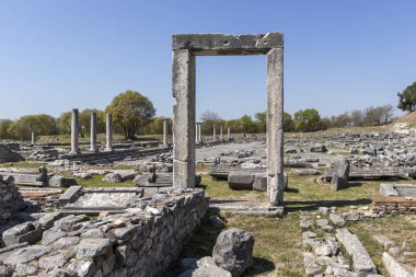 Philippi arkeolojik alanda Antik Giriş, Yunanistan